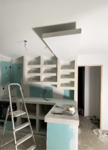 Photo de galerie - Cuisine en Placo 