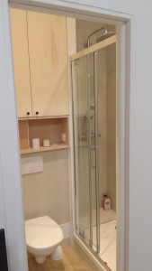 Photo de galerie - Pose une paroi de douche 