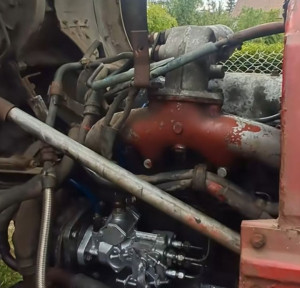 Photo de galerie - Remplacement et calage pompe injection SAVIEM 