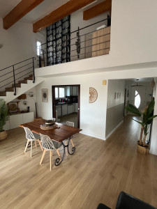 Photo de galerie - Pose parquet sans seuil 