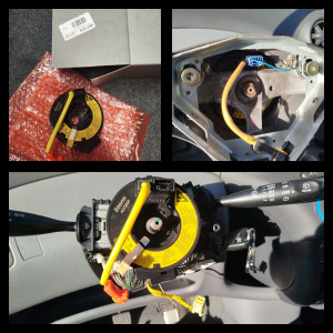 Photo de galerie - Changement de contacteur airbag 