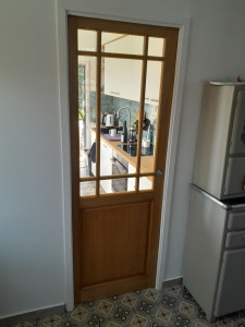 Photo de galerie - Porte coulissante. inclus peinture.