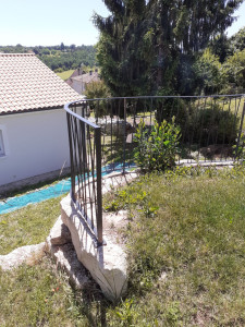 Photo de galerie - Garde corps sur ampierrement de jardin
