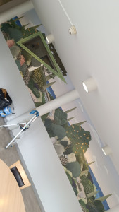 Photo de galerie - Papier peint raccord panoramique 