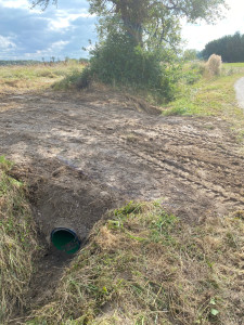 Photo de galerie - Entrée de champ
 pose Dun ecopale 300