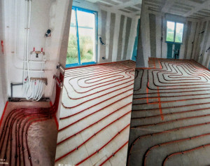 Photo de galerie - Plancher chauffant 