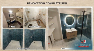 Photo de galerie - Rénovation complète de salle de bain 