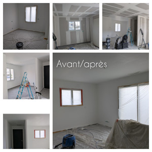 Photo de galerie - Avant /après peinture 