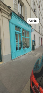 Photo de galerie - Peinture façade magasin 