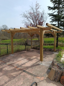 Photo de galerie - Pergola sur mesure