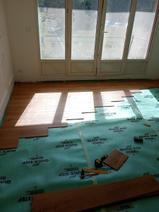 Photo de galerie - Pose de parquet en bois 