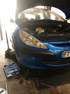 Photo de galerie - Remplacement des supports moteur