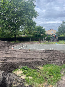 Photo de galerie - Installation piscine terrasse 