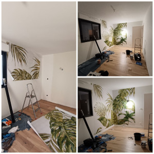 Photo de galerie - Peinture - Tapisserie