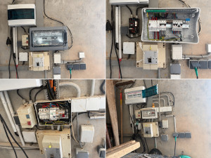 Photo de galerie - Remplacement tableau triphasé, repérage des circuits et mise aux normes.