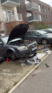 Photo de galerie - Vidange Audi a4 b7