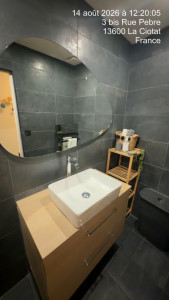 Photo de galerie - Nettoyage Airbnb salle de bain 