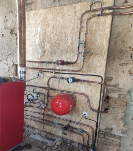 Photo de galerie - Installation chaudière, chauffage et eau chaude sanitaire avec bouclage 