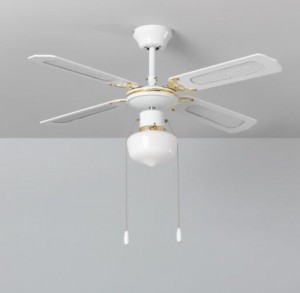 Photo de galerie - Fixation plus branchement ventilateur de plafond + lumière 