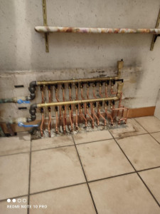 Photo de galerie - Remplacement nourrices chauffage 
