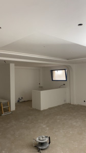 Photo de galerie - Pose de placo et ratissage 