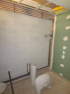 Photo de galerie - Plomberie locaux bloc sanitaire 