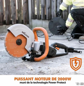 Photo de galerie - Location scie à beton/bois/feraille 