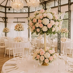 Photo de galerie - Ambiance romantique chic pour nos mariés 