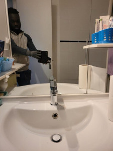 Photo de galerie - Nouvelle installation de lavabo et robinet de lavabo 