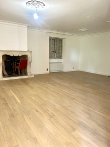 Photo de galerie - Pose parquet chêne contrecollé 