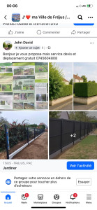 Photo de galerie - Bonjour je vous propose mais service devis et déplacement gratuit 