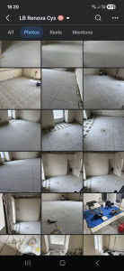 Photo de galerie - Pose de carrelage 