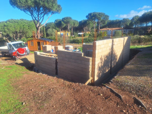 Photo de galerie - Mur en agglo de 20