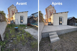 Photo de galerie - Création d’une terrasse surélever