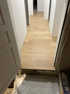 Photo de galerie - Pose de parquet flottant 