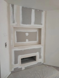 Photo de galerie - Finition des joints en 3 passe 