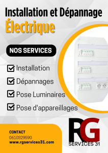 Photo de galerie - Faites vérifier votre installation électrique par RG SERVICES 31 