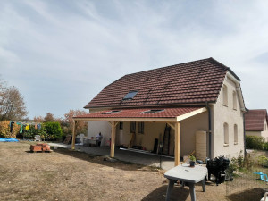 Photo de galerie - Carport en cours de finition 