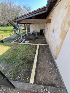 Photo de galerie - Pose de pavé chez un client