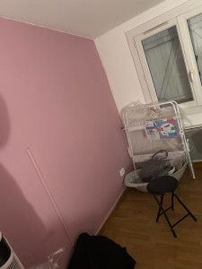 Photo de galerie - Nous avons repeint entièrement cette chambre pour bébé.