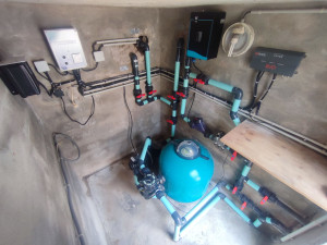 Photo de galerie - Local technique de piscine connecté