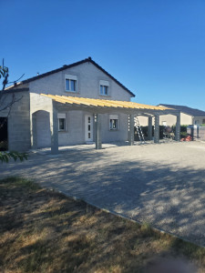 Photo de galerie - Réalisation d’une avancé sur la maison.