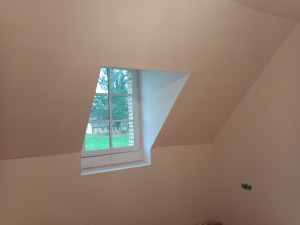 Photo de galerie - Finalisation des enduits de lissages 