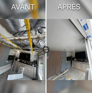 Photo de galerie - Plafonds pvc