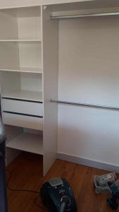 Photo de galerie - Montage meuble dressing 