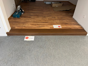 Photo de galerie - Pose d’un parquet flottant 