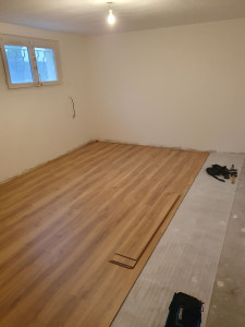 Photo de galerie - Pose parquet 