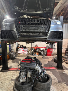 Photo de galerie - Audi RS3 changement de courroie distribution 