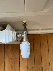 Photo de galerie - Installation de robinet thermostatique 