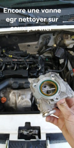 Photo de galerie - Nettoyage vanne egr partner